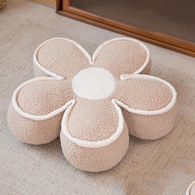 Plush Flower Cushion Pillow Soft And Comfortable Floor Cushion For Sofa Or Chair Adds Charm Touch To Any Home Decors