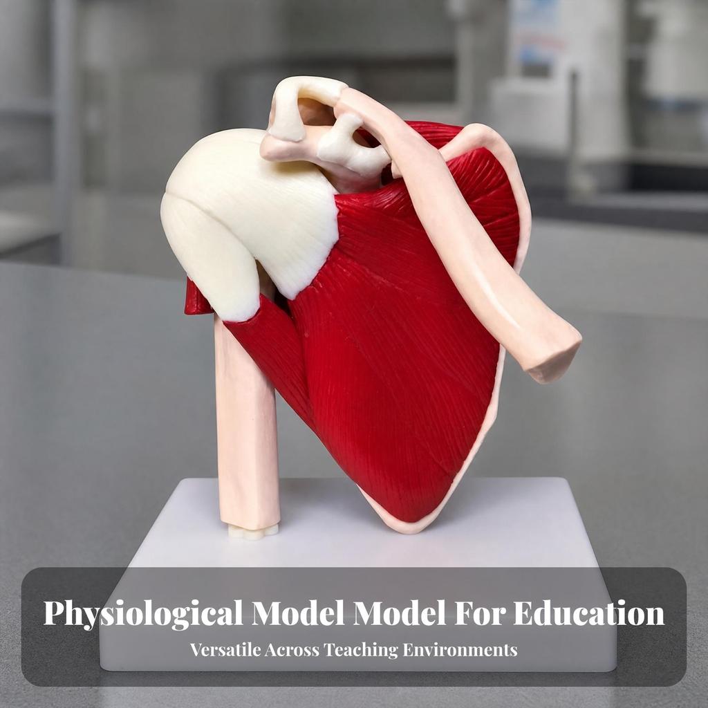 PVC Shoulder Joint Model with Base for Study Classes