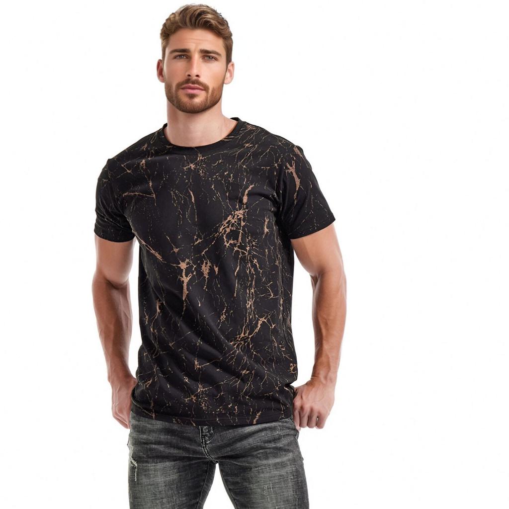 Men's Short-sleeved Tie-dye Top T-shirt