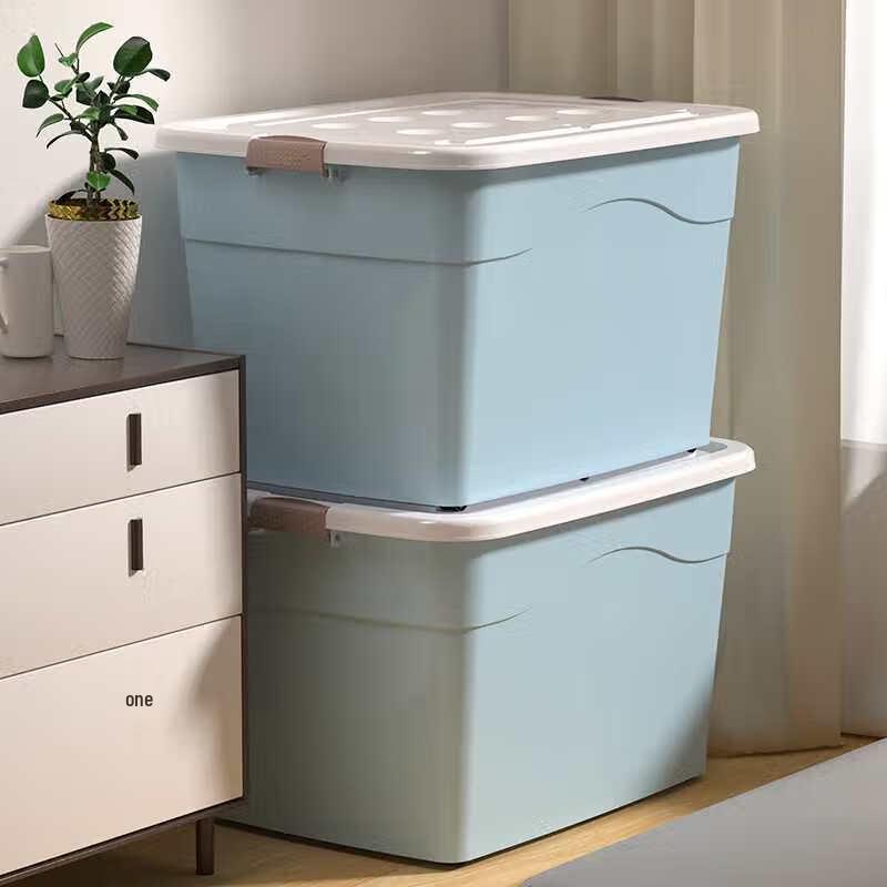 Diwanjia Extra Large 6-Wheel Thickened Plastic Storage Box