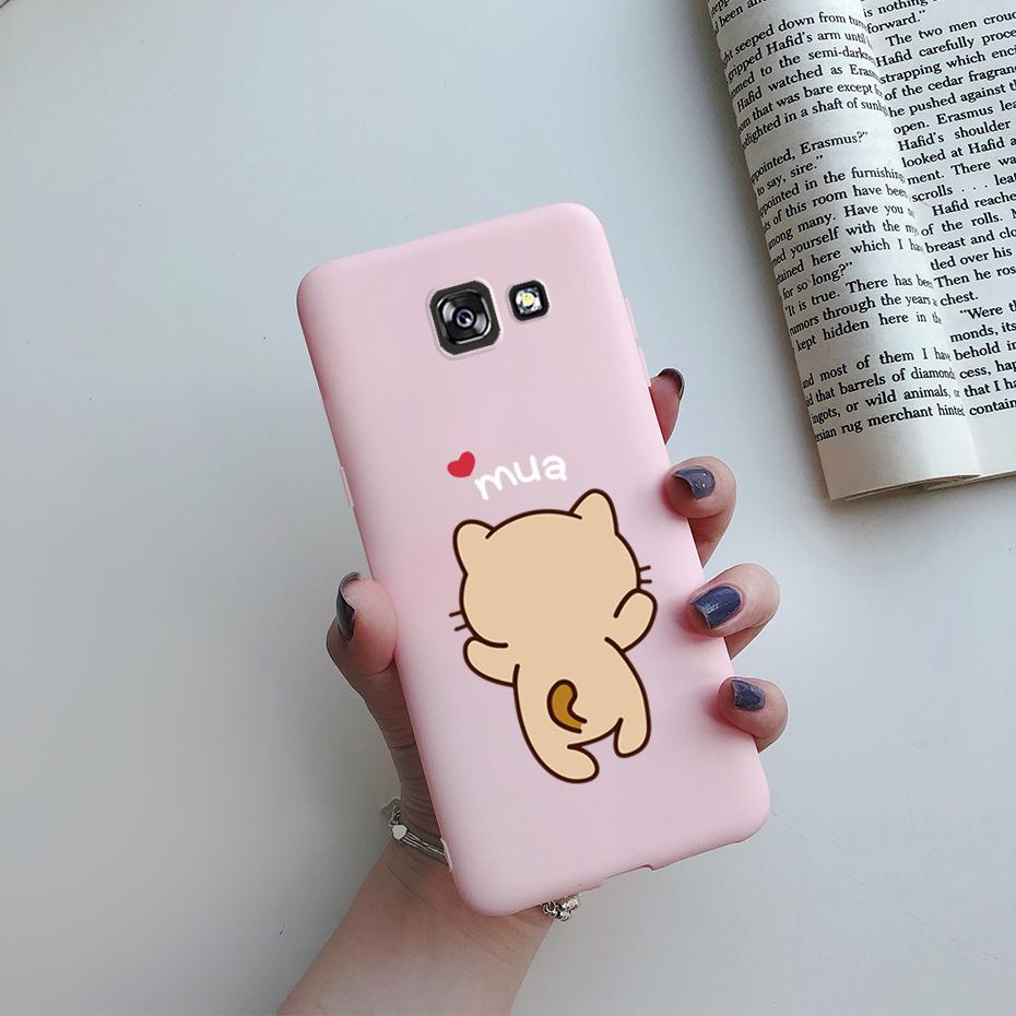 Hülle Für Samsung Galaxy A7 2017 Hülle Niedlich Bemalte Silikon Weiche TPU Handy Rückseite Abdeckung Stoßstange Für Samsung A7 2017 A720 A720f Hüllen