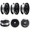 3x Replacement Nylon Spools for Einhell Grass Trimmer 5 Metres Length 1 6 mm Thickness for GECT 1828 Li and 1828 Li TC