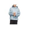 Adidas Originals Trefoil Solid Sun-Protective Sports Hooded Jacket Men Outerwear Light-Grey HM8045