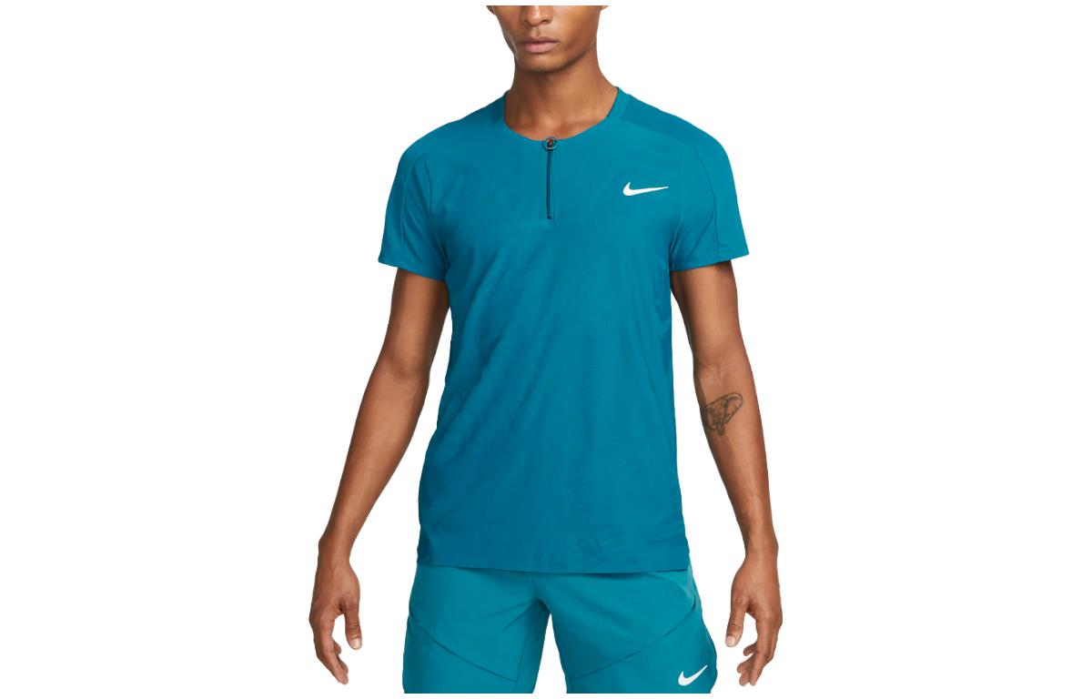 Nike T Shirts Men s Blue Thin Straight Fit DR6591-301 XL