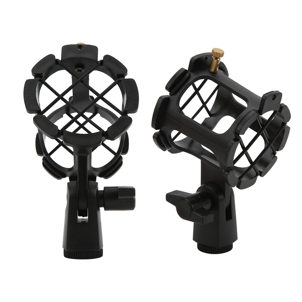 Recording Microphone Holder Mic Shock Mount Plastic Microphone Shockproof Bracket for Live Broadcast