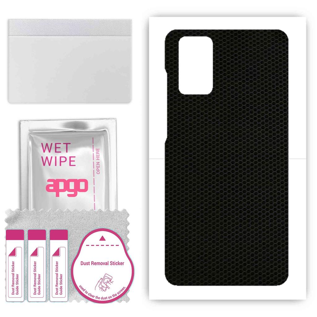 apgo Protective Skin Sticker for the back compatible with Samsung Galaxy S20 Plus, Wrap Film, Foil, Vinyl - Pattern Matrix