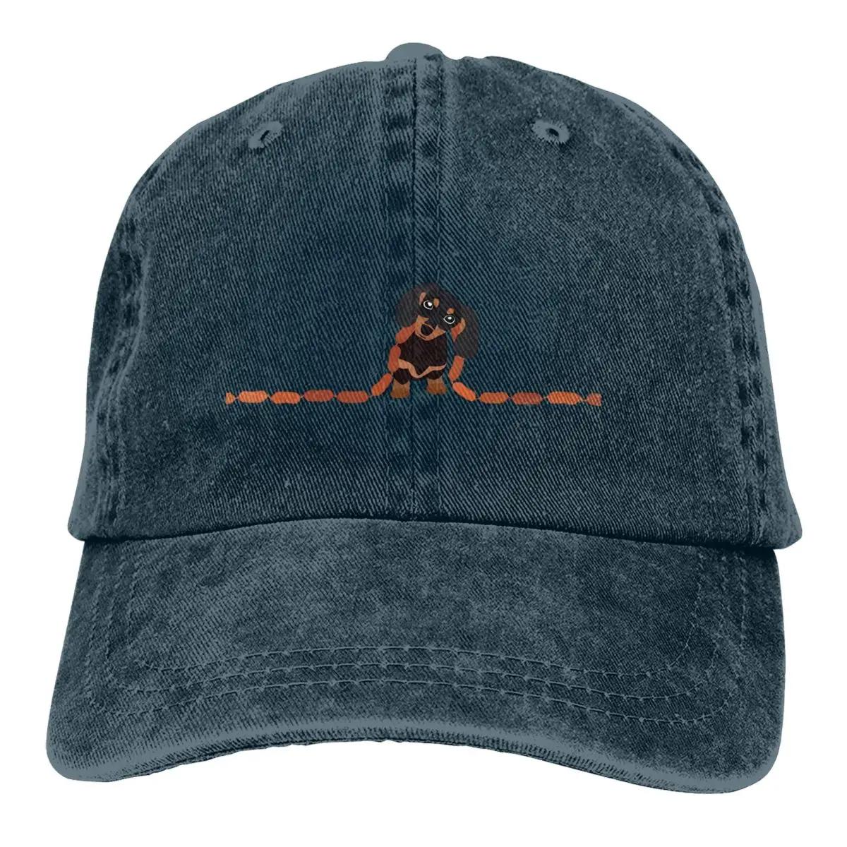 

Такса Милі Любителі Собак Денім Праний Чоловіча Бейсболка Тракер Snapback Кепки Кепка Тата Гольфові Кепки Один Розмір One Size