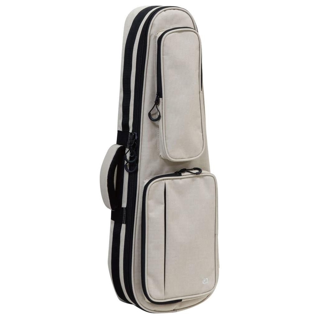 Kikutani Ukulele Gig Bag Concert Size Lightweight Beige BEI UKB-60C