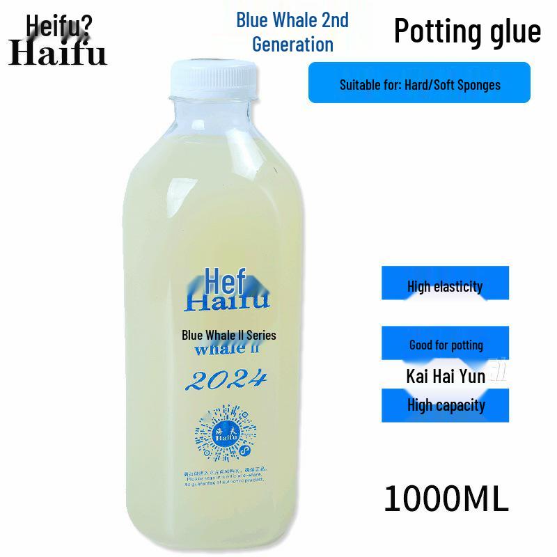 Haifu Blue Whale 2nd Gen Organic Table Tennis Glue - Professional Water-Soluble Adhesive