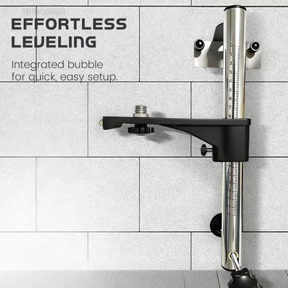 Multifunctional Wall Mount Bracket 180 Degree Rotation Leveling Tool Level Bracket  Carpentry