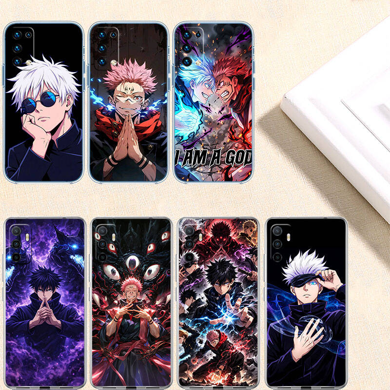 MH78 Jujutsu Kaisen Case for Motorola E7 G6 G7 G8 G9 Plus Power Play G10 G20 G04 E30 E40 E22 E20 E13 E15 G22 G23 G05 G75 G35 G55