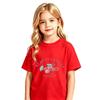 Cherry Print Short Sleeve T-shirt for Boys & Girls - Summer Round Neck Top