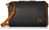 Kitamura R-0613 Crossbody Shoulder Bag, BlackCamel, 15611