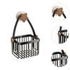 Hanging Kitchen Basket, Wall Mounted Decorative, Organizing Rustic Farmhouse Food Storage Fruit
