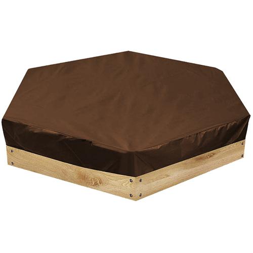Hexagon Sandbox Cover Waterproof Anti-UV Dustproof 190T Polyester Taffeta Outdoor Sand Pit Covers Patio Furniture Protector