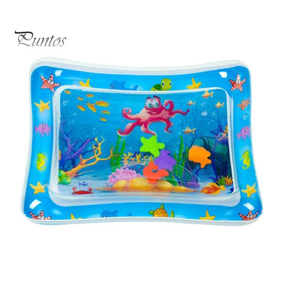 Water Sensor Playmat Thickened Cooling Water Pad Interactive Water Sensory Mat Multi-Functional Children's Play Mat for Cats Kids