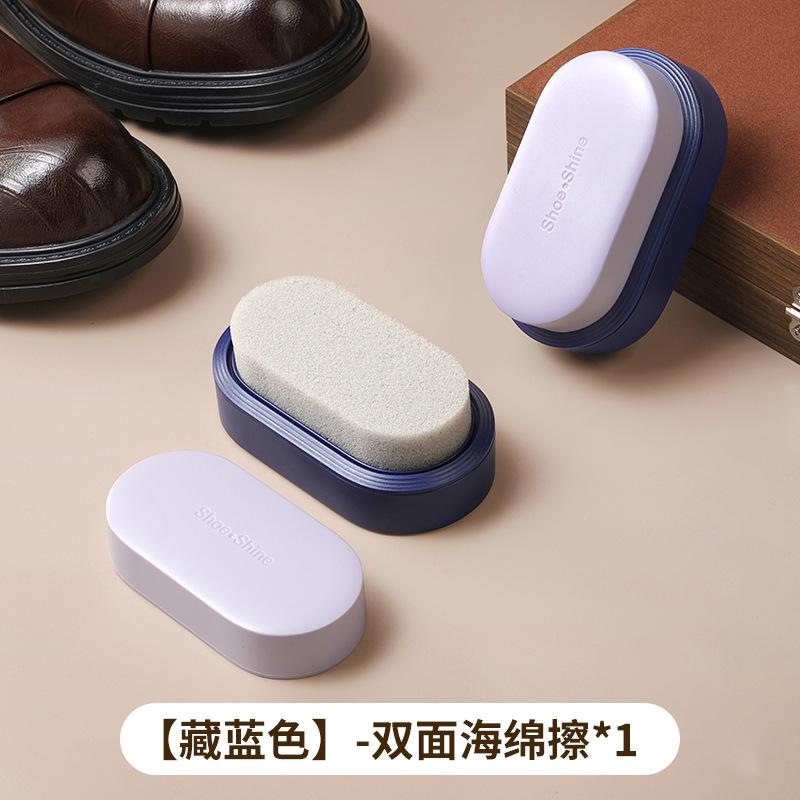 Double-sided Sponge Shoe Polisher Portable Stain Removal Care Gentle on Leather Shoes Polishes Without Odour