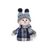 Christmas Decocration Home Toys Happy New Year Gift Xmas Festival Ornament Blue Snowman Dolls