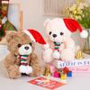 Christmas Bear Teddy Bear Doll Plush Toy Dr. Bear Graduation Bear Doll Schoolgirl Soothing Rag Doll