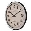 Wm Widdop Office Style White Cased Wall Clock 42cm