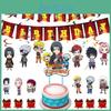 Naruto Ninja Theme Party Supplies Decor Banner Balloon Cake Topper Set For Kids And Adults