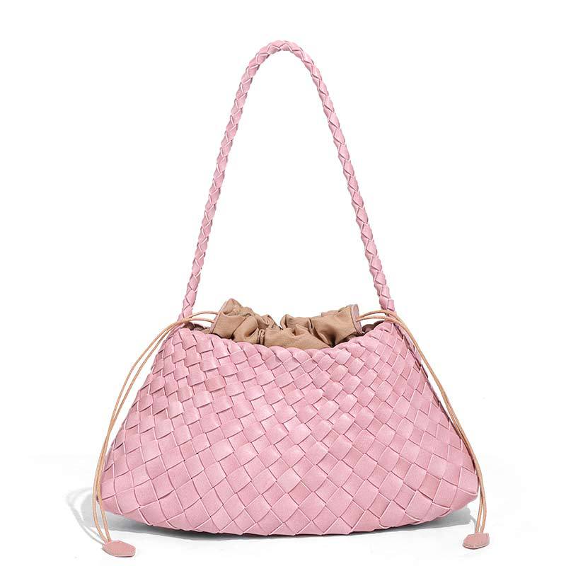 Hand-woven Women's Bag, High-end, Versatile, Single-shoulder Underarm Bag, Retro Casual Hand-held Mother and Child Bag