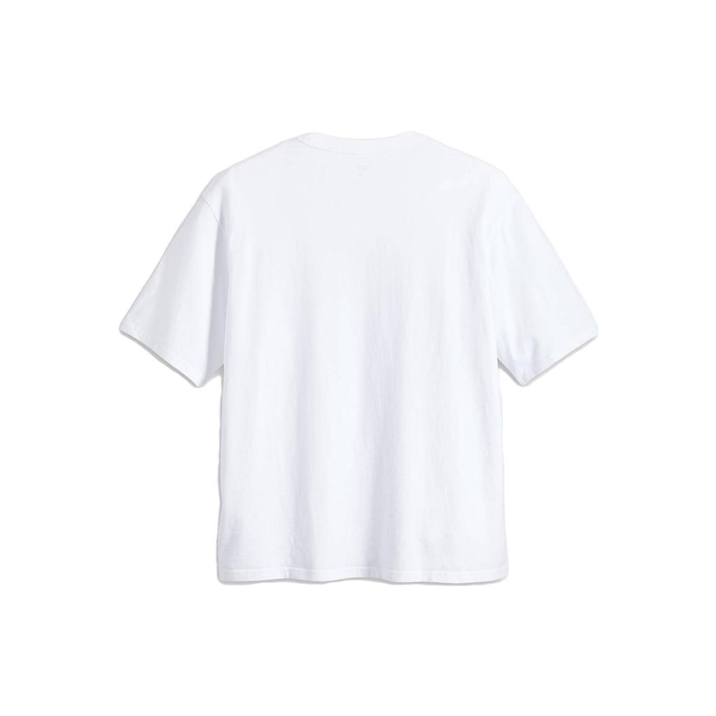 Levis Solid Color Fitted Crew Neck Short Sleeve T-Shirt Men Tops White A6770-0001