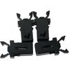 ZCZQC 10PCS Black Trash Can Lock Replacement Kit Spring Press Buckle Touch Top Can Button Plastic Repair Clip Push Switch Self Locking Tissue Box