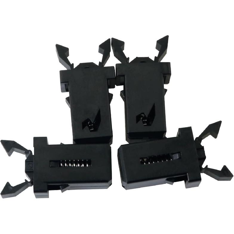 ZCZQC 10PCS Black Trash Can Lock Replacement Kit Spring Press Buckle Touch Top Can Button Plastic Repair Clip Push Switch Self Locking Tissue Box