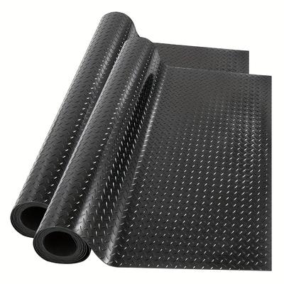 Heavy Duty Interlocking Click Connection PVC Oxford Cloth Floor Mat Roll Is Suitable for Garage, Gym, Warehouse Floors, Durable