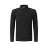 FILA Golf Classic Simple Casual Sports Training Long Sleeve Polo Shirt Men tops Deep-Black A11M545222FBK