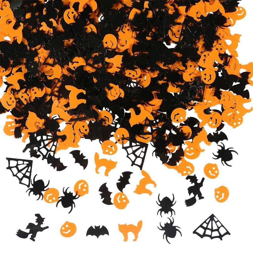 Pumpkin Spider Halloween Confetti Glitter Decorations Halloween Party Decor  Holiday Decor