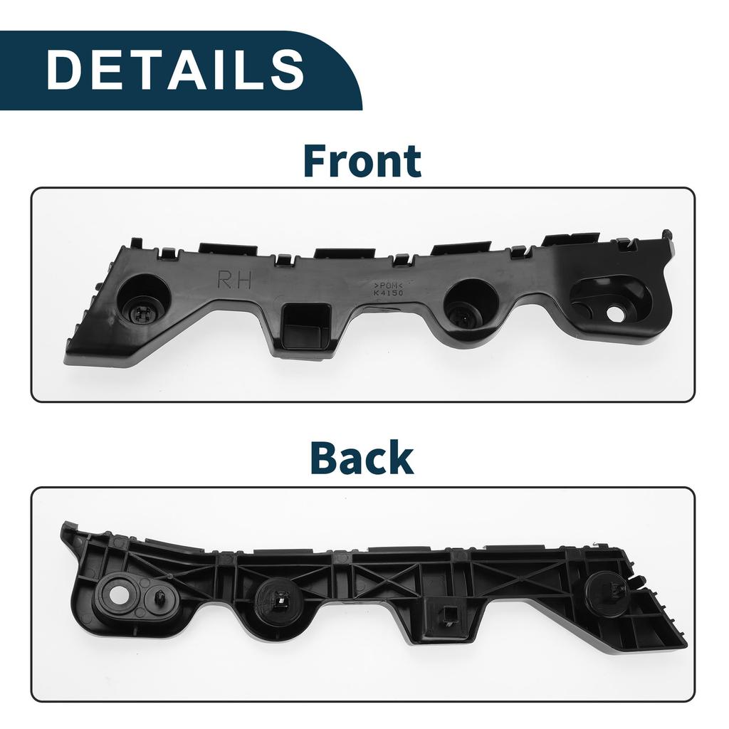 TUCKBOLD Stoßstangenträger für Mazda CX5 Haltbarkeit KD53502H1A Rechte Seite Hinterer Stoßstangenhalter Halterung Halterung Schwarz 2013-2016, Nein. (1