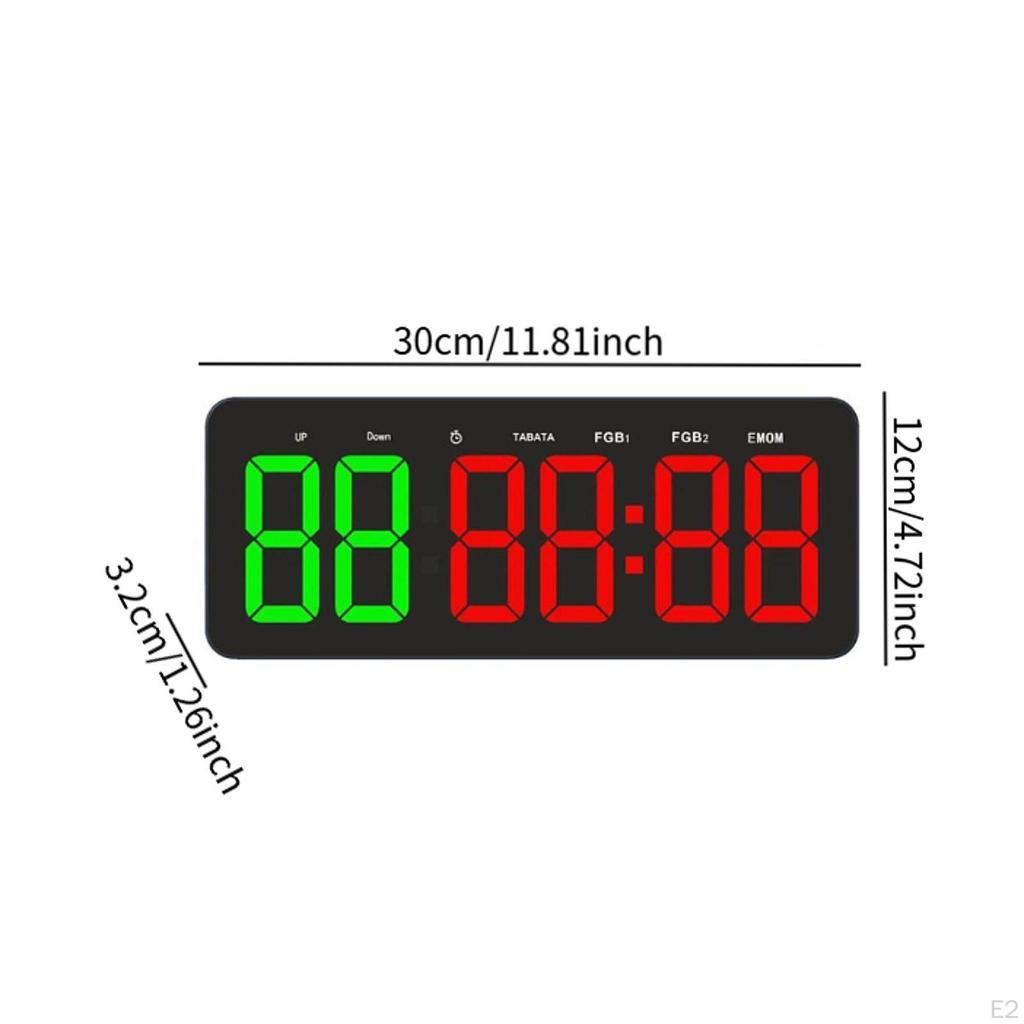 Gym Timer Versatile LED Digital Display Stopwatch for Study Workout Boxing