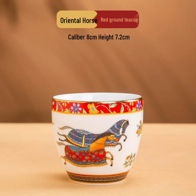 Роскошный набор керамического чайника и чашек в европейском стиле с золотой каймой