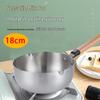 Fa Bao Stainless Steel Yukihira Pot with Wooden Handle