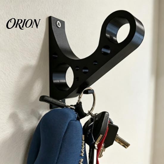 Baseball Cap Organizer Wall-mounted Helmet Holder, Durable 3D Print PETG Curved Storage Hanger, Rack Space Saving Display for Motorcycle Bike Helmets