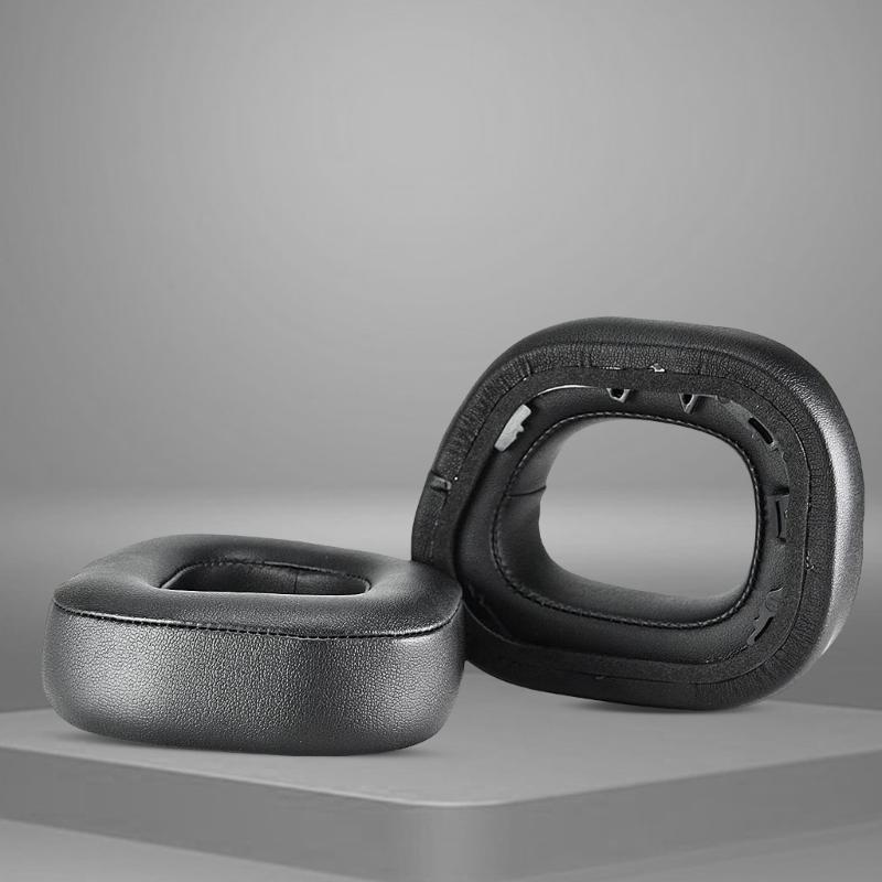 Plush/Protein  Ear Cushions Ear Pad for HS80 Headphone Easy Installation Durability Headphone Earpads Replacements