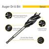 1pcs /2pcs 4-Groove Hex Shank Auger Drill Bit High Carbon Steel Woodworking Drill Bit  For Carpenter