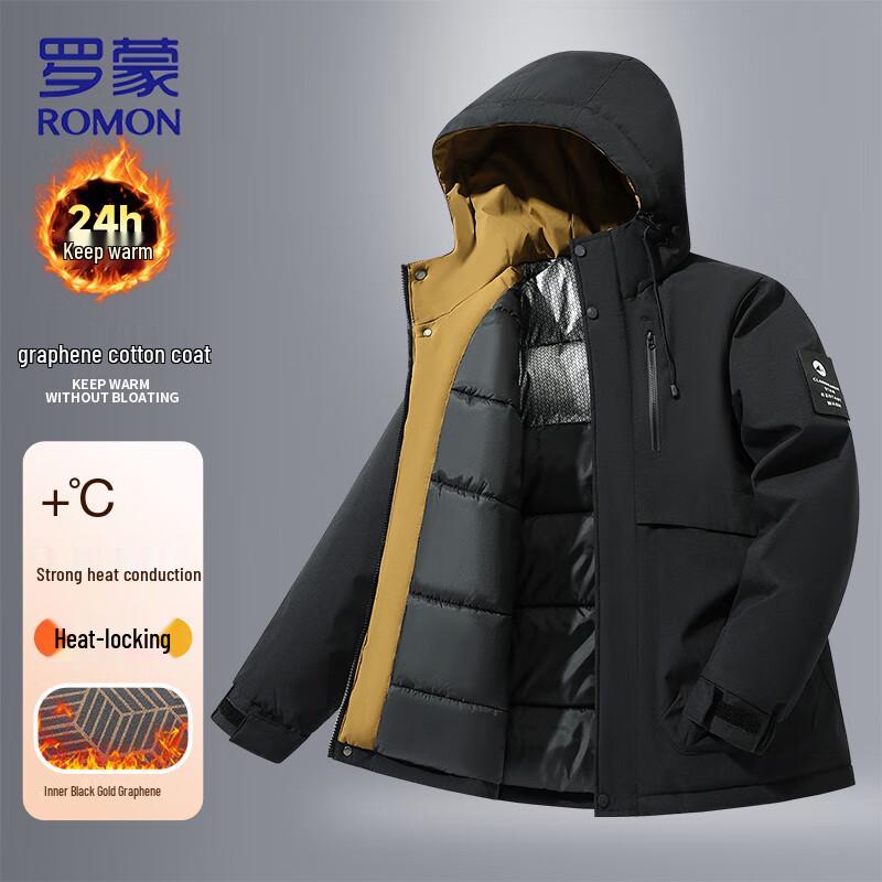 ROMON Men's Graphene Thermal Casual Jacket