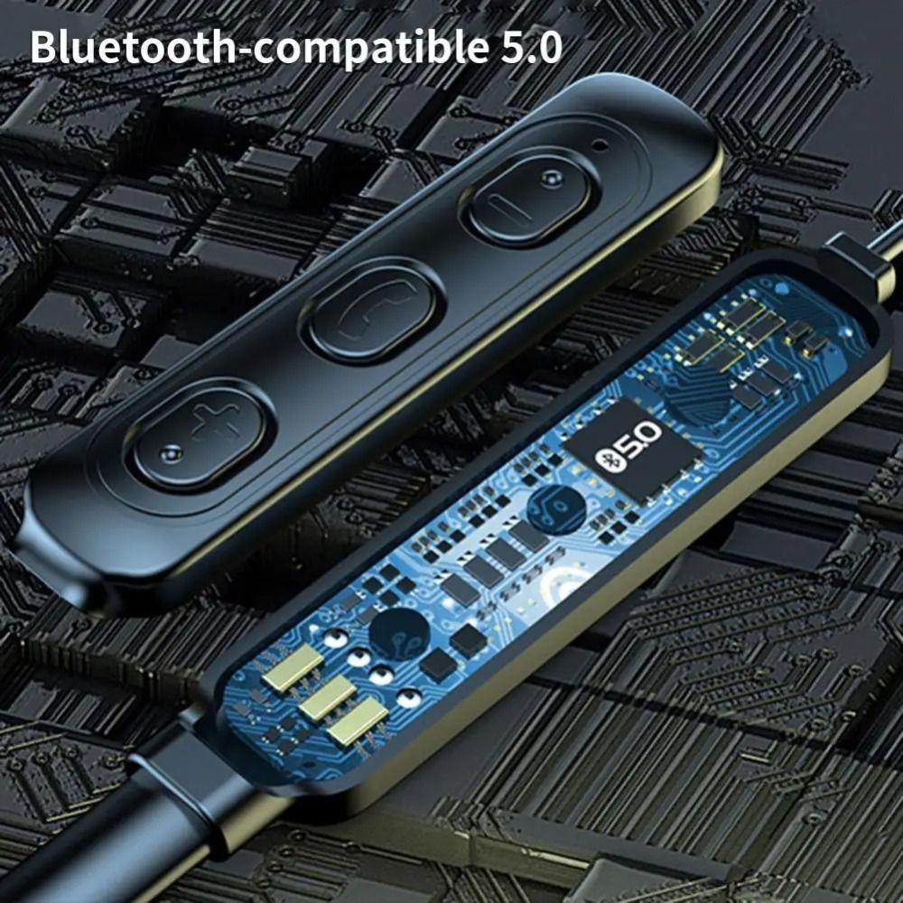 Magnetic Suction Wireless Bluetooth Earphones with Mic Sports Headsets Neckband Headphones  Outdoor