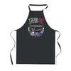 Kitchen Apron - PLANETEE - I Can't Floral Arrangement - Black - 90x60 Cm - Printed In France