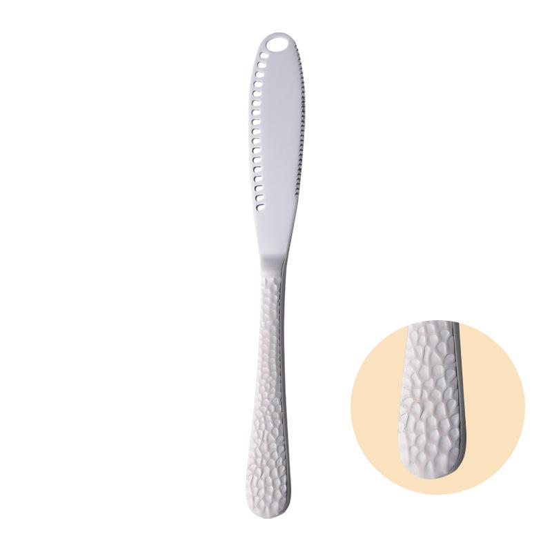 

Нож для масла и сыра из нержавеющей стали с отверстиями для намазывания джема Solid Color