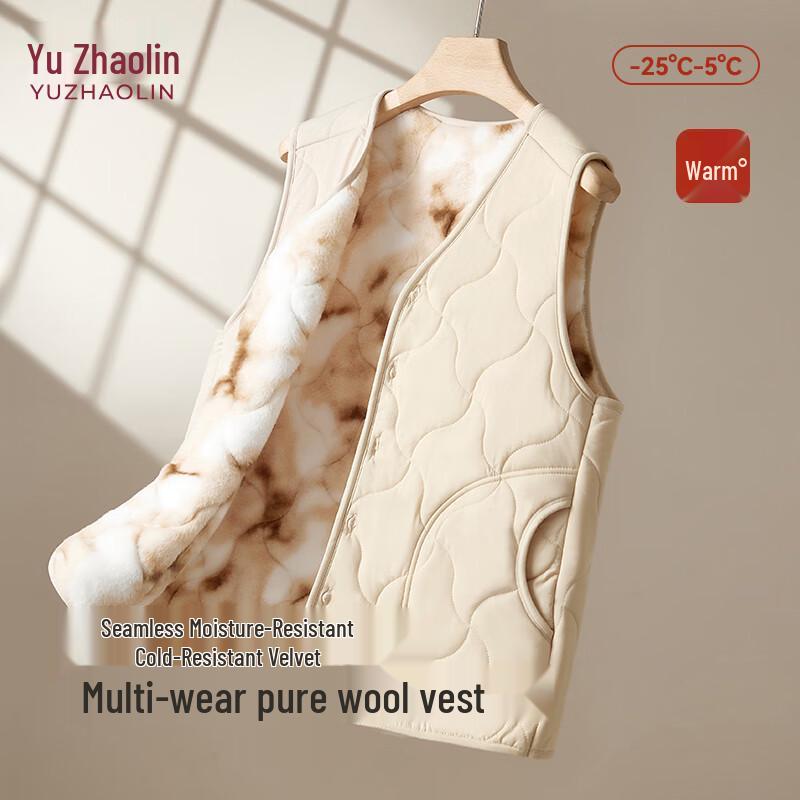 Yuzhaolin Women s Thermal Fleece Vest 3XL