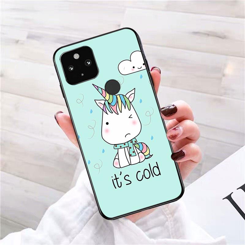 Cute Rainbow Unicorn Phone Case for Google Pixel 7 Pro 7 6A 6 Pro 5A 4A 3A Pixel 4 XL Pixel 5 6 4 3 XL 3A XL 2 XL