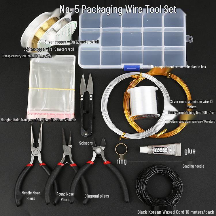 

Набор инструментов для самостоятельного изготовления ювелирных изделий: Плоскогубцы с острым и круглым носом для серег, браслетов, ожерелий