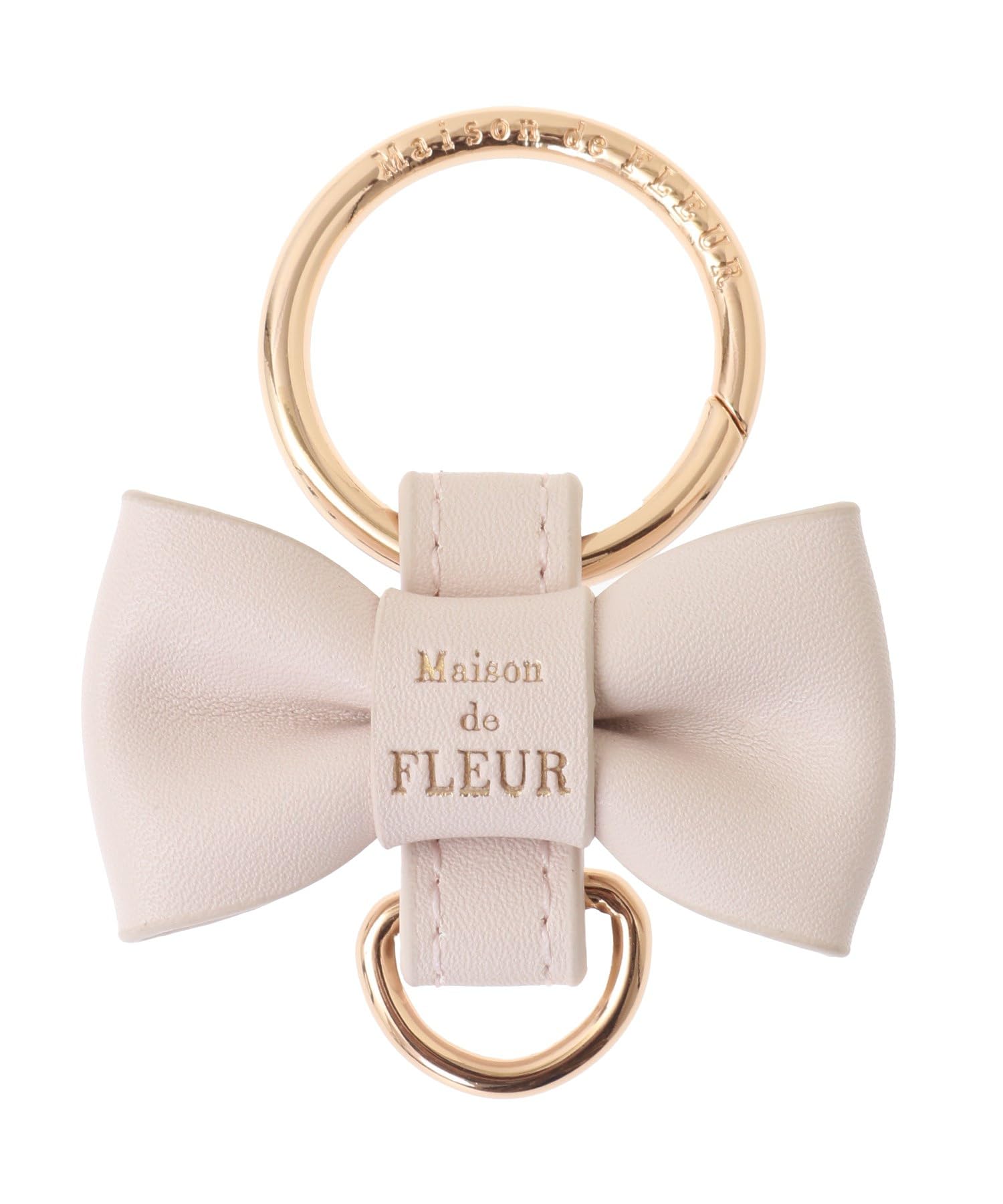 

Maison de Fleur Other Accessories Ribbon Key Ring for Women, Pink