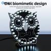 DIY LED Owl Touch Light Kit for Beginners with Adjustable Brightness Night Light and 4 Display Modes Fun Electronics Project