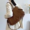 Retro Large-Capacity Tote Bag Women'S Bag New Commuter Personalized Splicing Armpit Bag Shoulder Messenger Bag