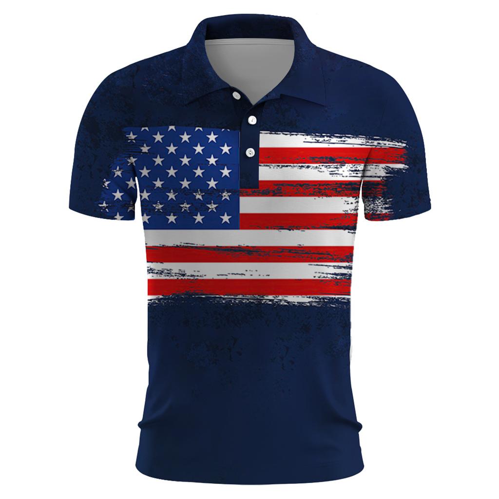 Pánská golfová košile Ležérní Sportovní Výstřih do V Žebrovaný límec Krátký rukáv Móda Ležérní Jednobarevné Jednobarevné Jaro a léto Běžný střih